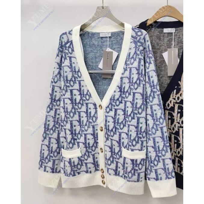 ÁO NỮ DIOR Áo Khoác Len DIOR