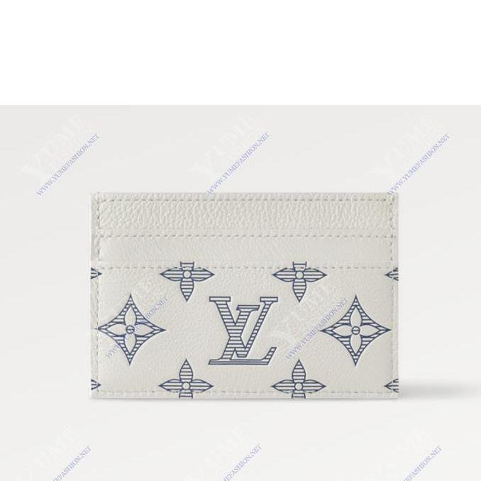 BÓP NAM LV Double Card Holder ( White )