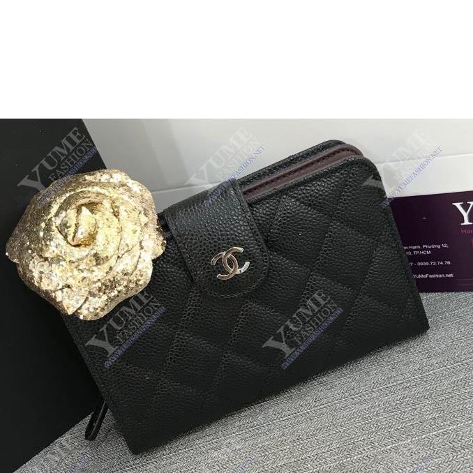 BÓP NỮ CHANEL&nbsp;Wallet Caviar Leather