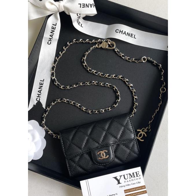 BÓP NỮ CHANEL&nbsp;Bóp Chanel - Khoá vàng