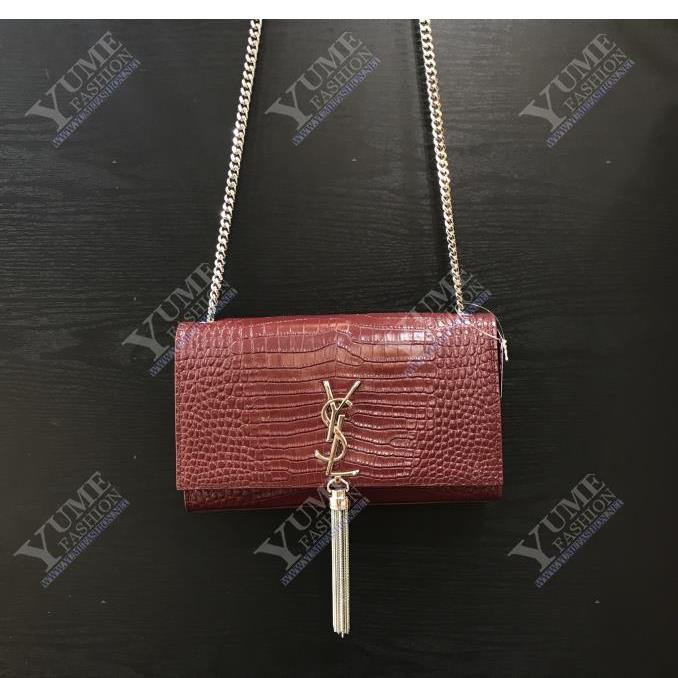 TÚI XÁCH YSL VÂN CÁ SẤU &nbsp;