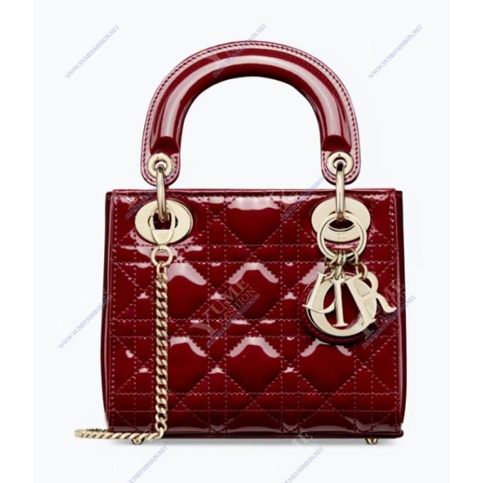 TÚI XÁCH DIOR&nbsp;MINI LADY DIOR - DA BÓNG