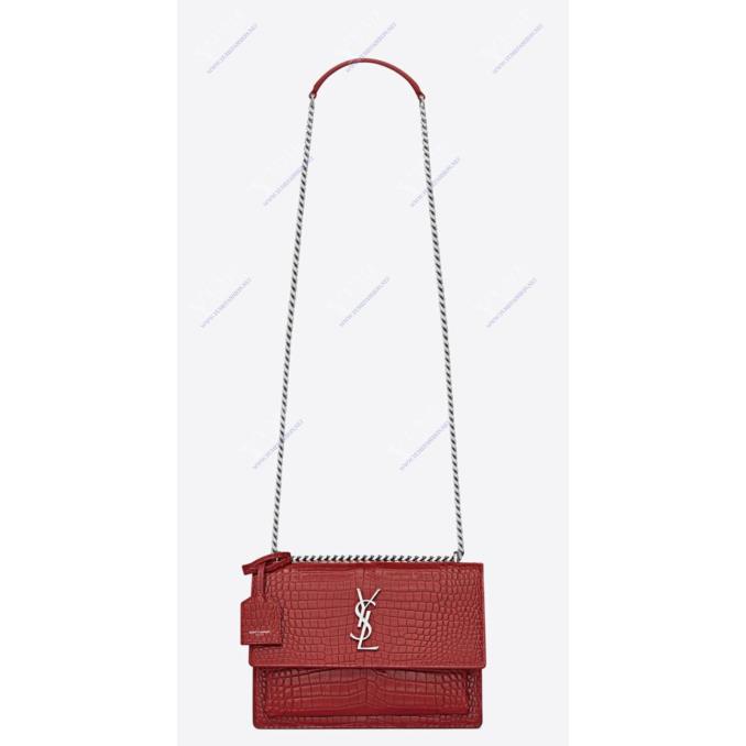 TÚI XÁCH YSL YSL CROC LEATHER