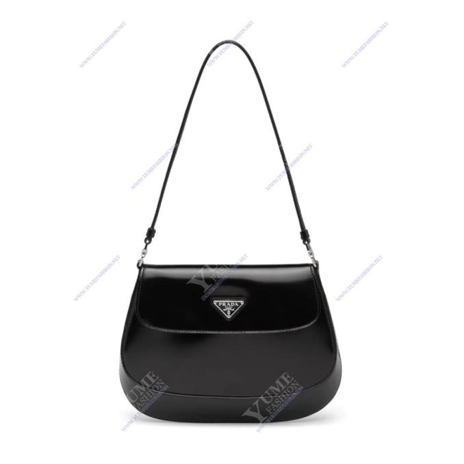 TÚI XÁCH PRADA Prada Cleo brushed leather shoulder bag with flap