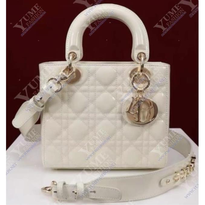 TÚI XÁCH DIOR  Small Lady Dior - Da Bóng