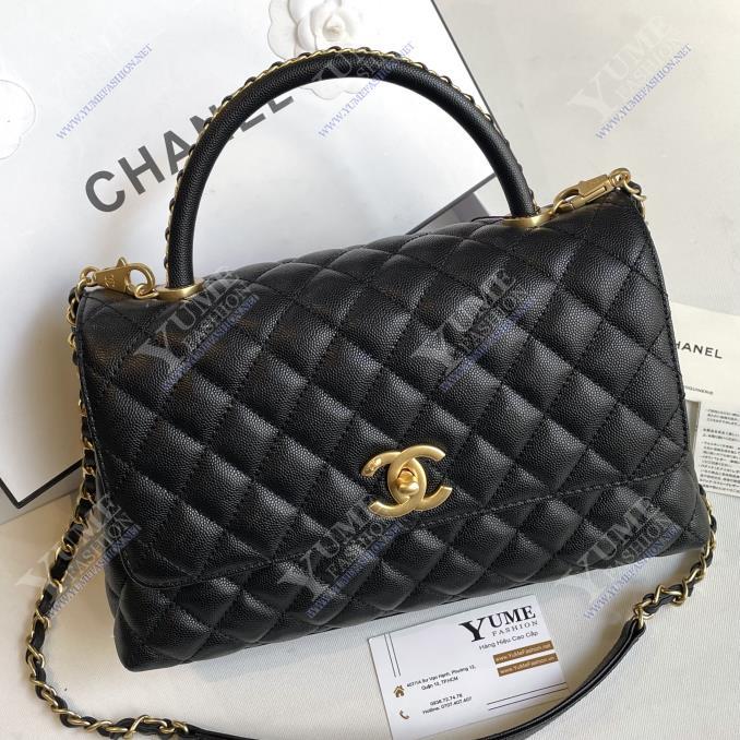 TÚI XÁCH CHANEL&nbsp;Coco 28 Caviar Quai Ph?i Xích