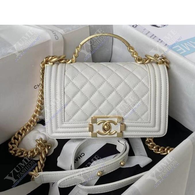 TÚI XÁCH CHANEL&nbsp;Chanel boy 25 caviar
