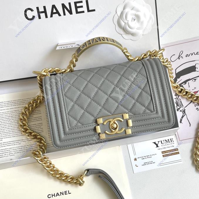 TÚI XÁCH CHANEL&nbsp;CHANEL BOY 20 CAVIAR-QUAI CH?