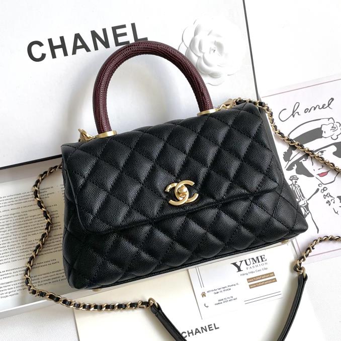 TÚI XÁCH CHANEL&nbsp;COCO 23 CAVIAR - QUAI KÌ ÐÀ