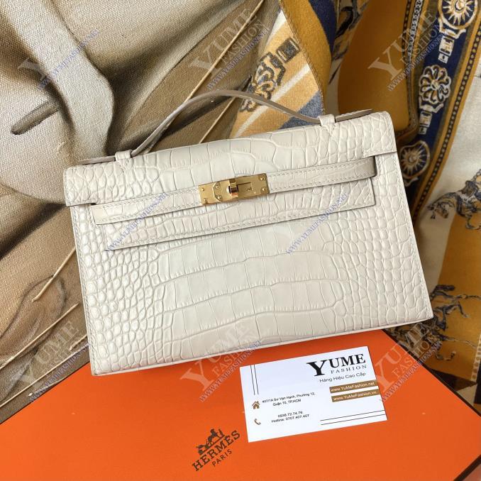 TÚI XÁCH HERMES&nbsp;Kelly 22 Crocodile Leather
