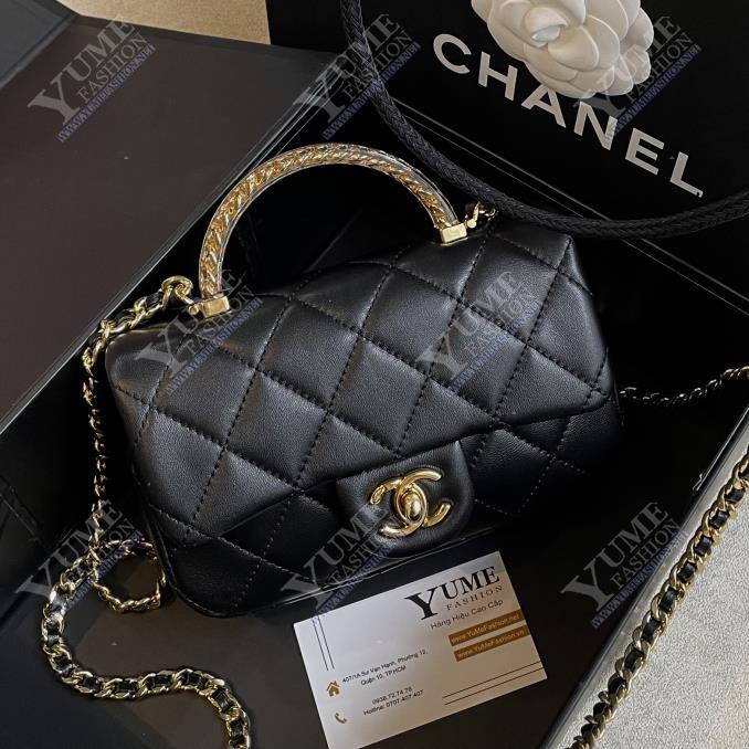 TÚI XÁCH CHANEL&nbsp;CHANEL HANDLE FLAPBAG - QUAI TRONG