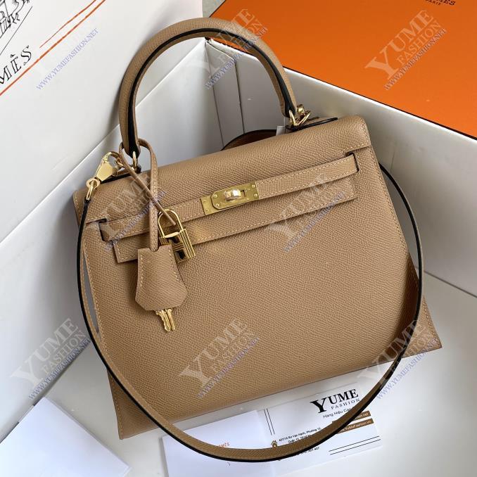 TÚI XÁCH HERMES Kelly Epsom 25 - May Tay 100%
